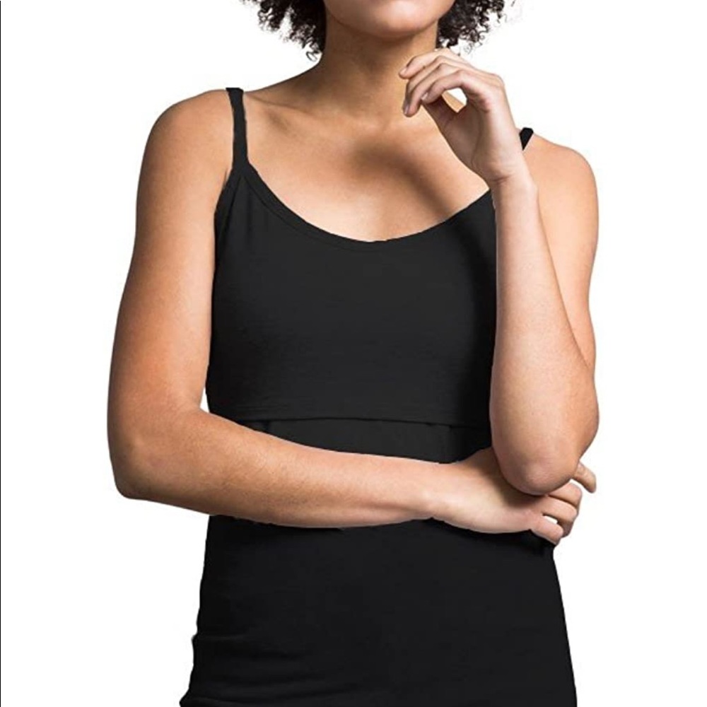 Boob Design Classic Strappy Organic Cotton Maternity & Nursing Singlet